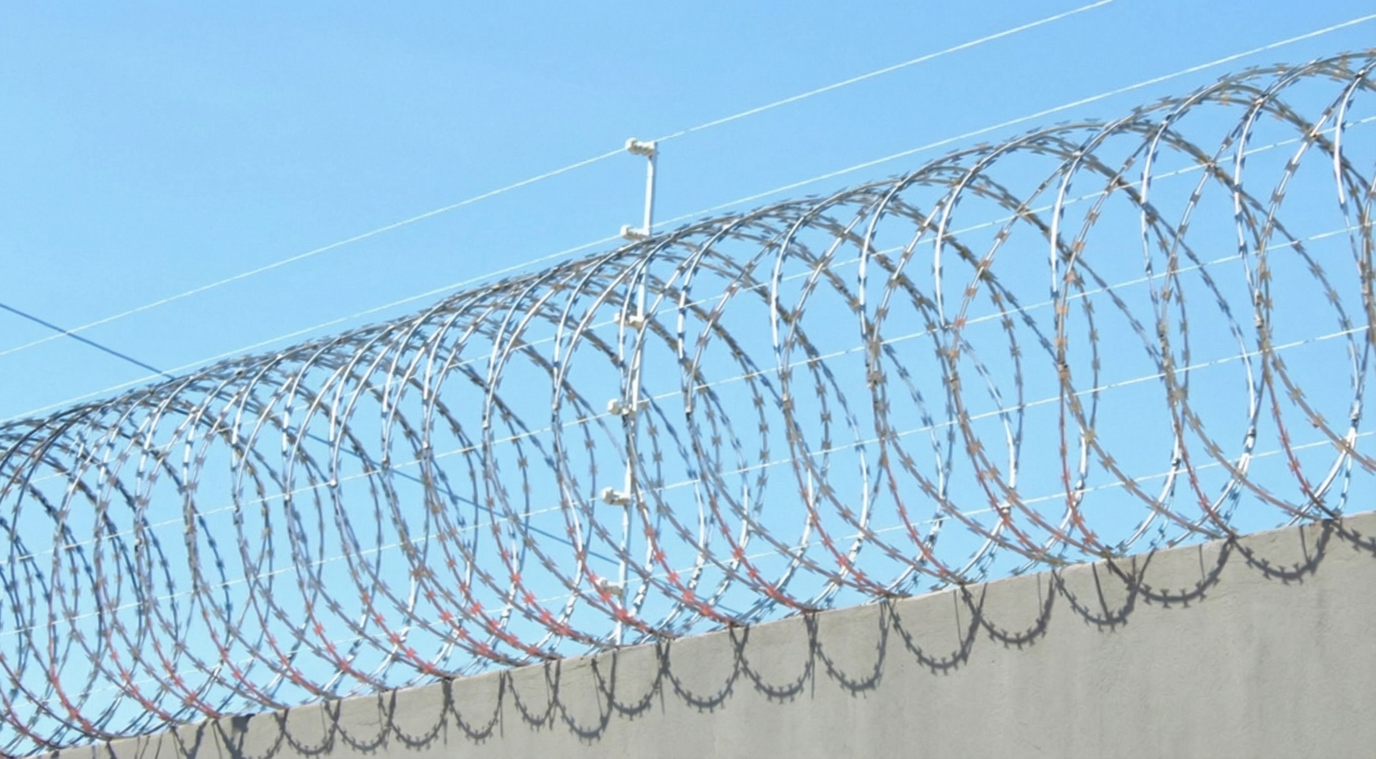 Instalação de cerca elétrica com concertina